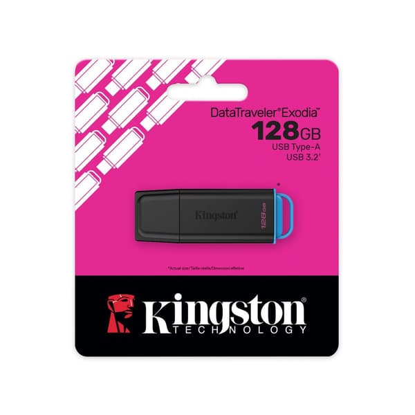 Kingston pendrive 128GB USB 3 2 Gen1 Exodia G2 blå blå