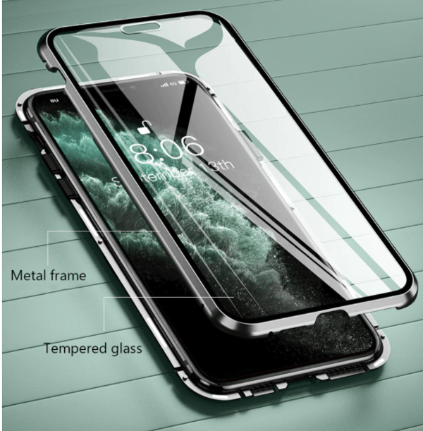 metallfodrall till 12 pro max silver