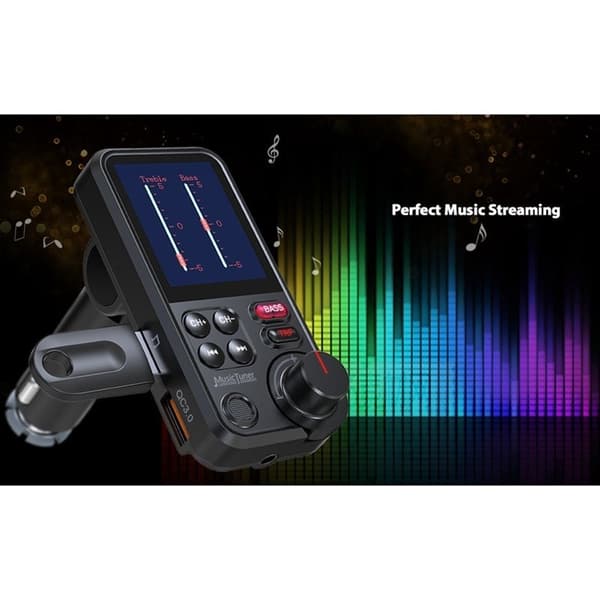 Snabb billaddare Bluetooth 5.0 FM-sändare EQ Mode