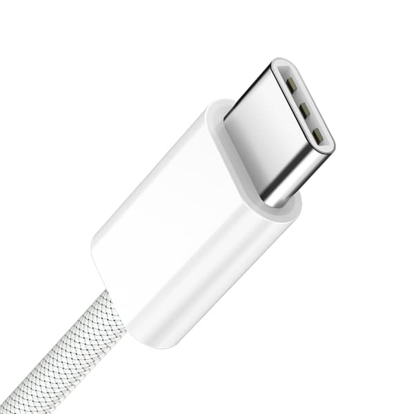 BWOO-kabel USB-C - USB-C 1m 60W för iPhone 15 BO-X284 vit vit