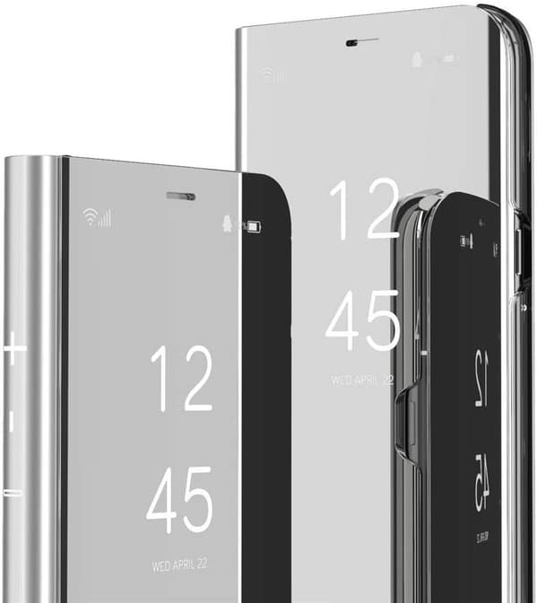 Flipfodral för iPhone Xs Max silver