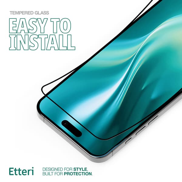 Etteri härdat glas 9D för iPhone 16 Plus 6,7\"