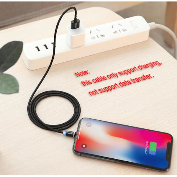 Magnetkabel för USB-C Snabb Laddning|svart