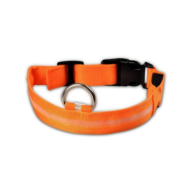 LED-halsband|svart