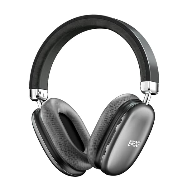 BWOO Trådlöst Headset BT 5.3 BW-585 grå