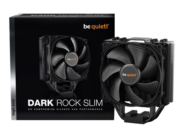 be quiet! Dark Rock Slim Processor-köler 1-pack svart 120 mm svart