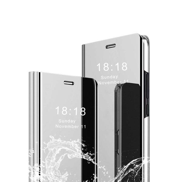 hög kvalitet flip fodral för Samsung A70 silver Silver silver