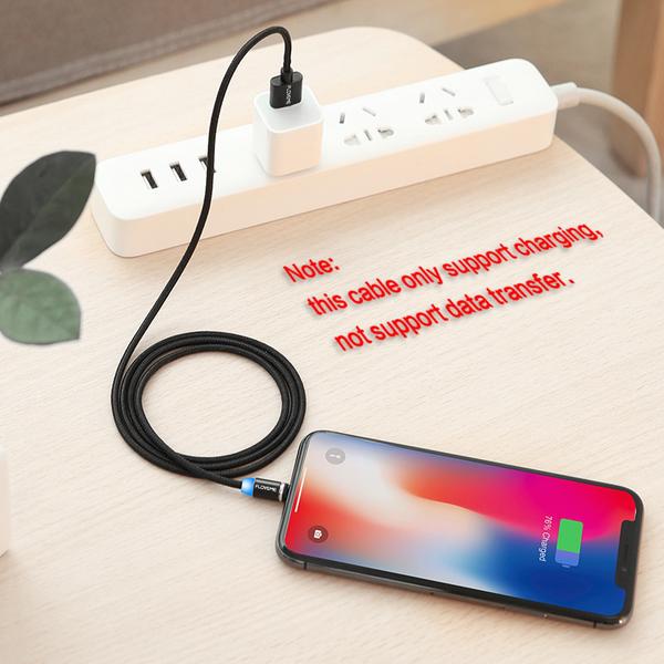 1m FLOVEME trådlös usb-C kabel svart Black