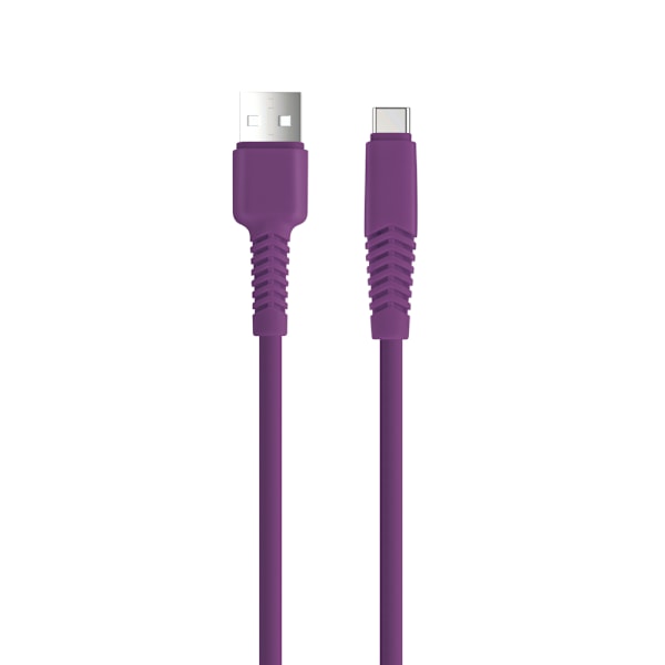 Setty-kabel USB - USB-C 1,5 m 2,1A KSA-C-1.5219 lila