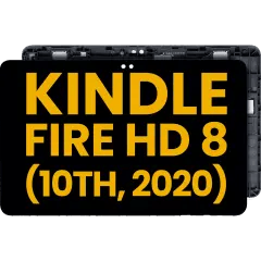 LCD-enhet med ram för Amazon Kindle Fire HD 8 (10:e generationen, 2020) (renoverad) (alla färger)