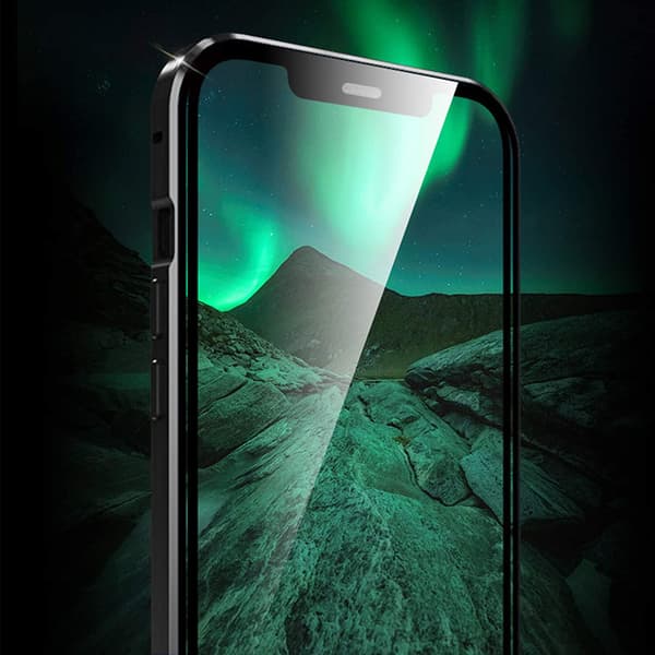 Magnet fodral för iphone 12 pro max röd röd
