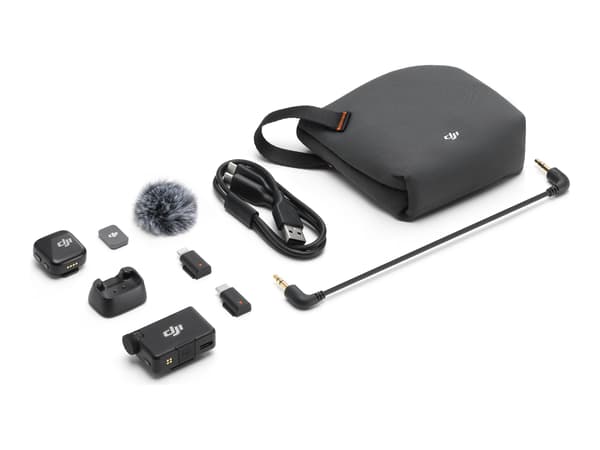 DJI Mic Mini Trådlös mikrofonsystem trådlös svart