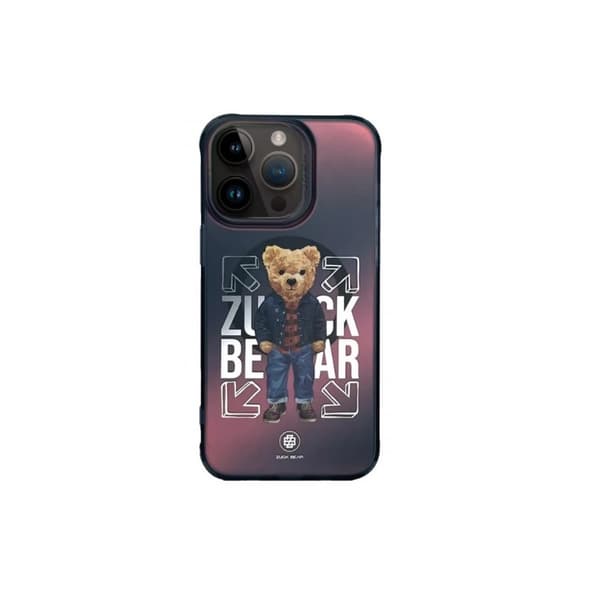 Zuck Bear MagSafe Jeansfodral till iPhone 15 Pro Max - Denim