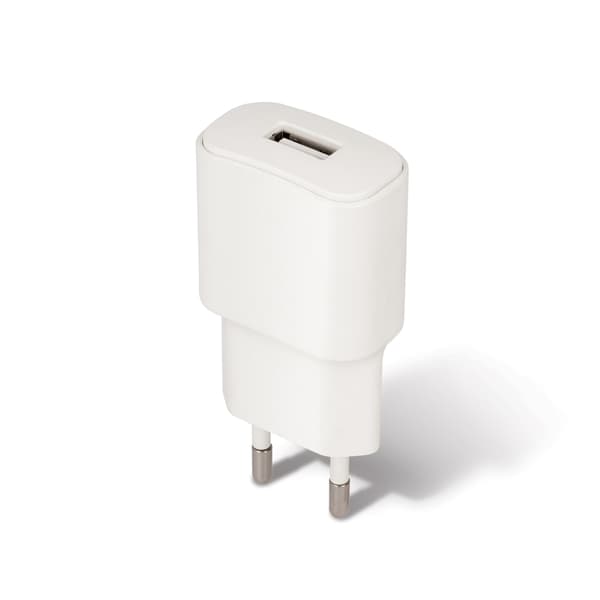 Forever TC-01 laddare 1x USB 1A vit + Lightning-kabel