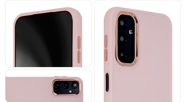 Satin Elegant skal för iPhone 11 rosa