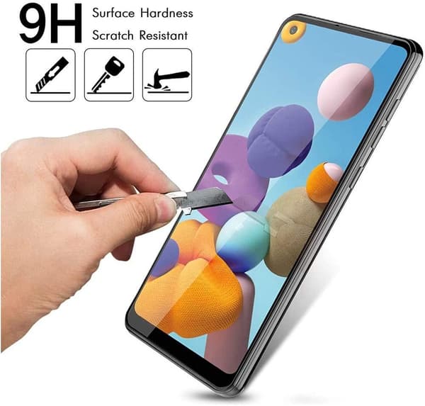 2 st 10D skärmskydd för Samsung Galaxy A21S