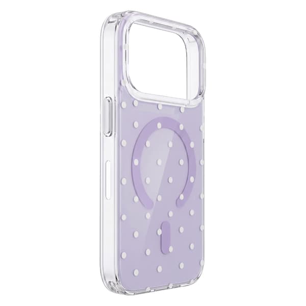 Bubble Dots Mag skal för iPhone 11 lila