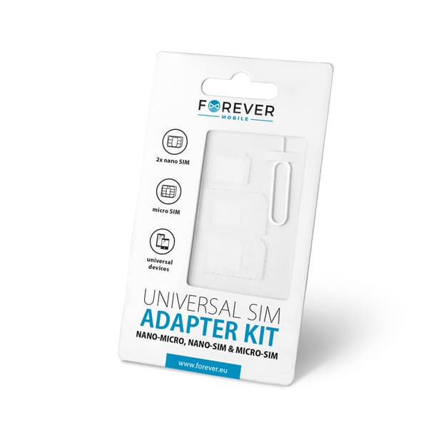 Forever uppsättning SIM-kortadaptrar