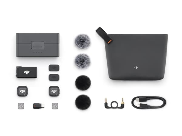 DJI Mic 3 Trådlös mikrofonsystem trådlös svart
