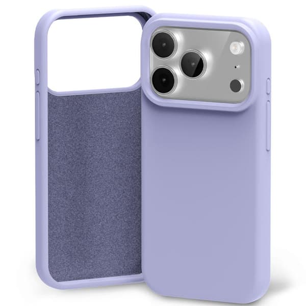 Mercury Silikonfodral för iPhone 17 Pro / 18 Pro lavendelgrå lila