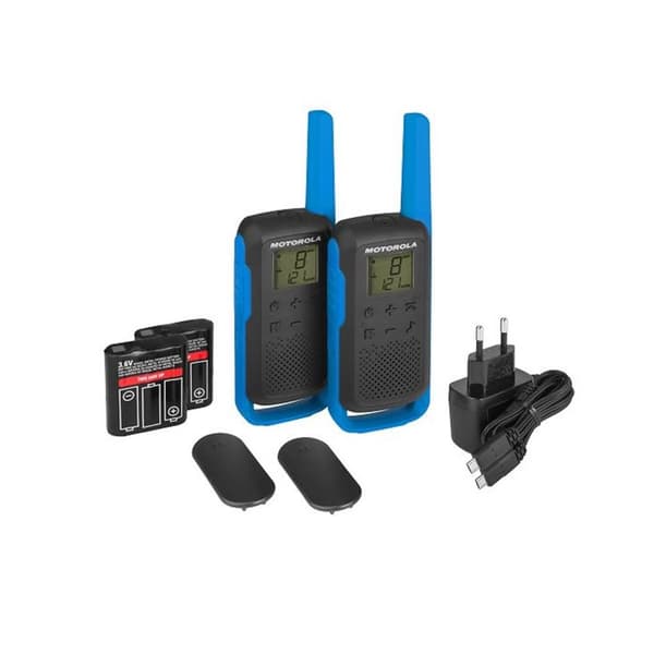 Motorola Talkabout T62 tvåpack + laddare blå blå