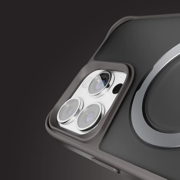 Etteri Matt Mag Ring case for iPhone 17 gray