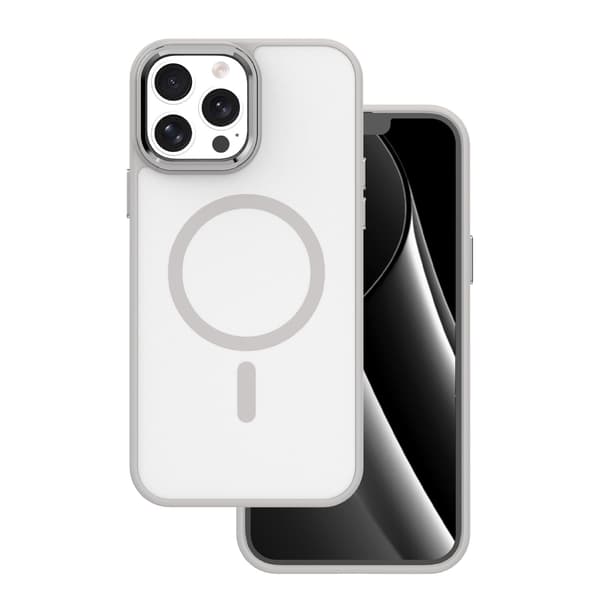 Frozen Mag skal för iPhone 13 Pro Max grå