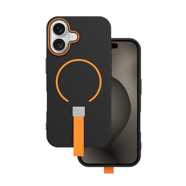Loop Thin Mag-fodral till iPhone 16 6,1\" svart