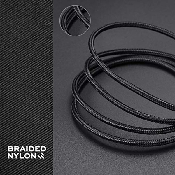 2 st 3 m micro-usb silver kabel