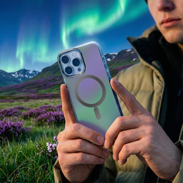 Tecto Shield Aurora-skal för iPhone 12 / 12 Pro 6,1\" grå