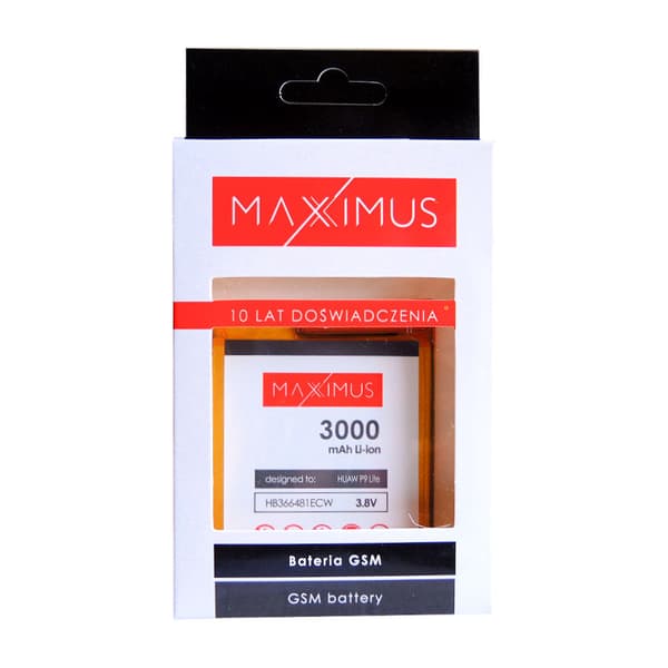BATTERI MAXXIMUS HUAWEI P9 Lite 3000mAh HB366481ECW