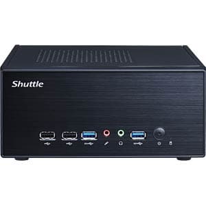 Shuttle XPC Slim XH610G2 Mini PC Barebones svart