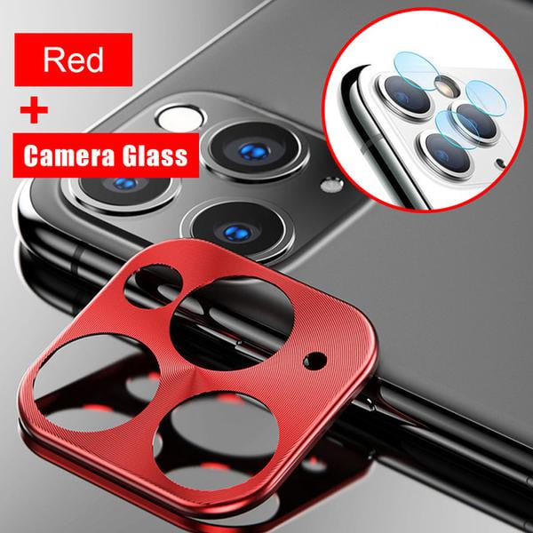 Full  kameraskydd för IPhone 11röd Red