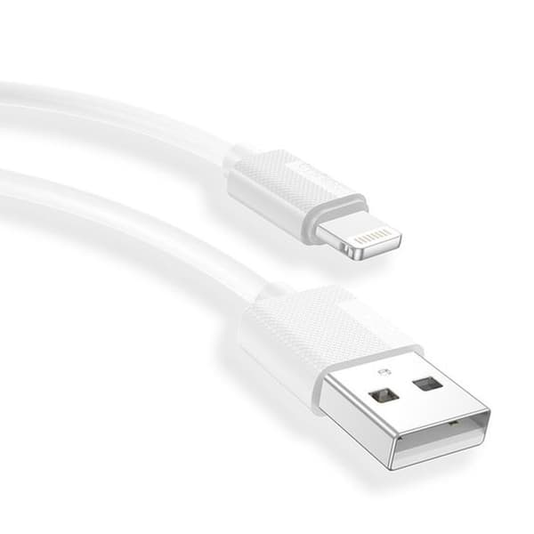 T-PHOX KABEL NETS LIGHTNING SVART 3A ; PVC ; 2M