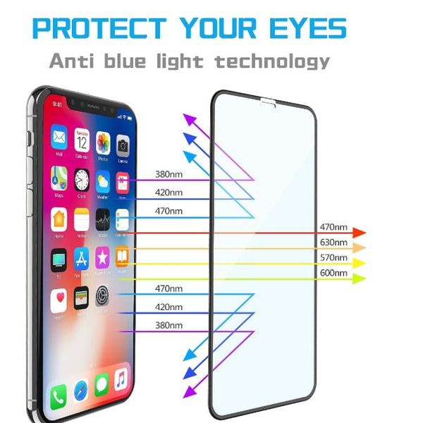 2 st 20D  härdat plexiglas glas för iphone 11/ Xr svart Transparent