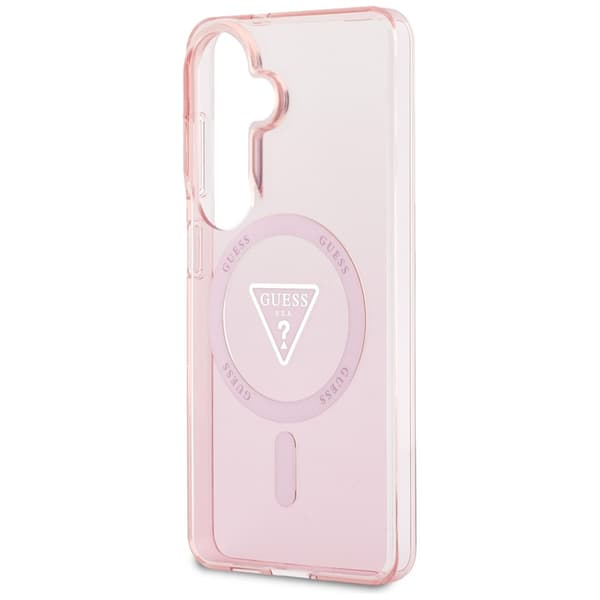 Guess fodral IML Gradient Triangle MagSafe för Samsung Galaxy S26 rosa rosa