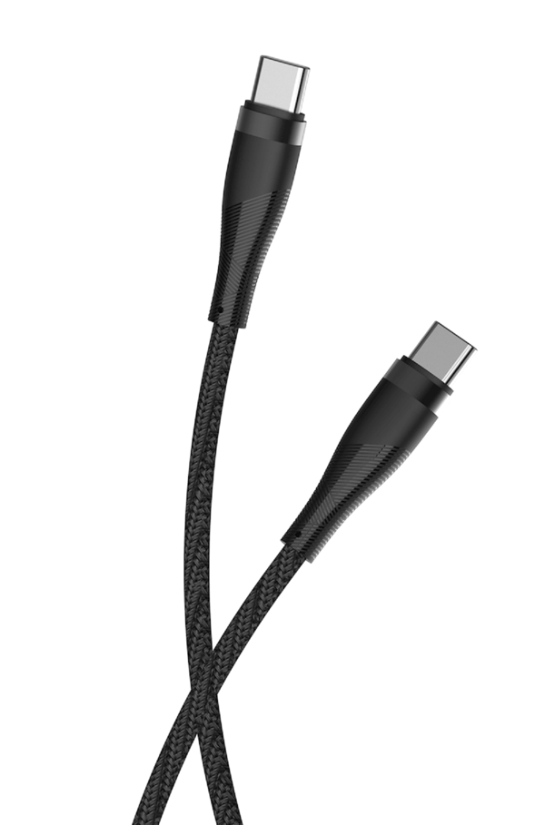 2 st 1 m snabbladdare USB-C vit vit