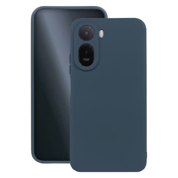 Silikonskal för Xiaomi Redmi A7 Pro mörkblå röd