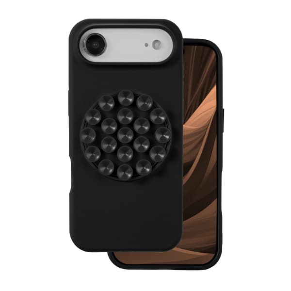 Silikonfodral för iPhone 17 Air 6,6\" svart