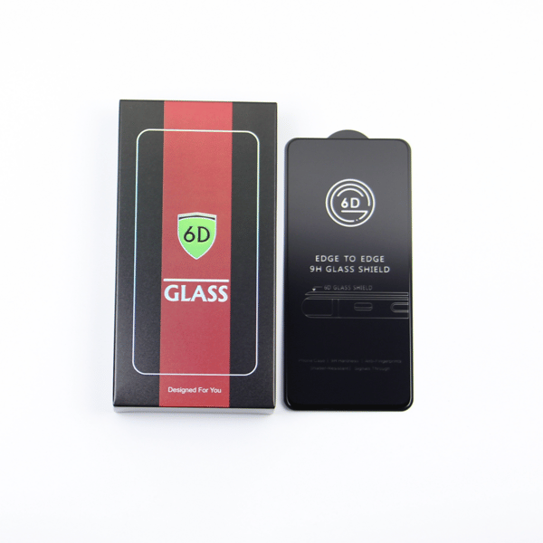 Tempered Glass 6D for iPhone 14 Pro 6.1\" Black Frame 10-pack