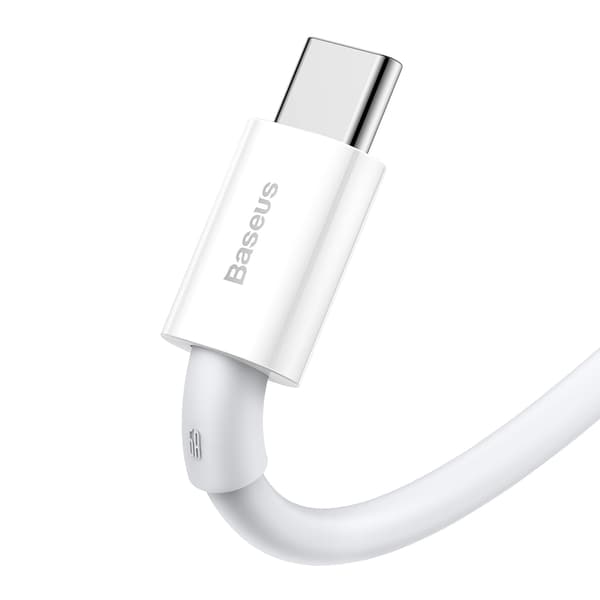 Baseus kabel Superior USB - USB-C 1,0 m vit 66W vit