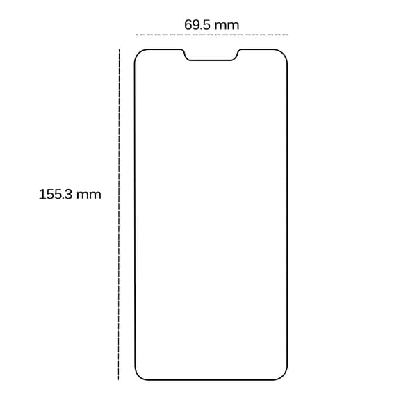 Härdat glas 2,5D för Motorola Moto G72