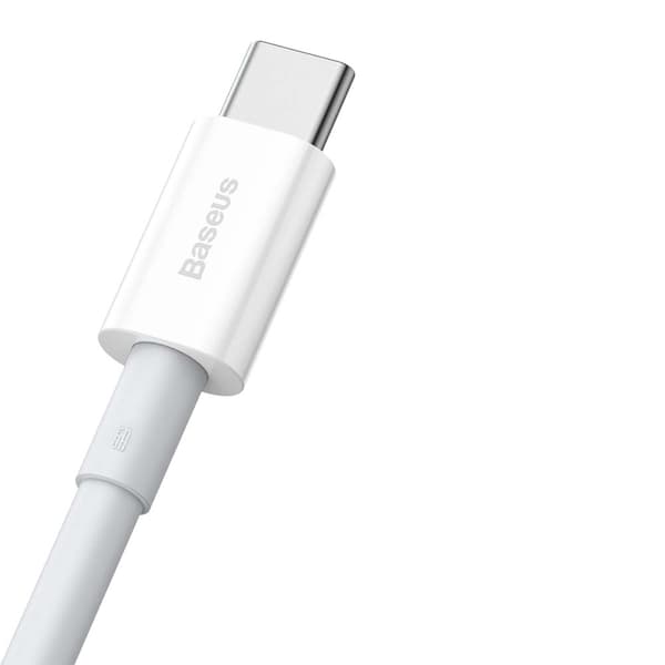 Baseus kabel Superior USB - USB-C 2,0 m vit 66W vit