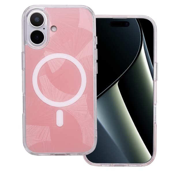 Flash Mag-fodral för iPhone 17 6,3\" rosa