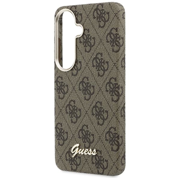 Guess fodral 4G Script MagSafe för Samsung Galaxy S26 brun brun