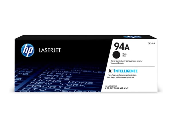 HP 94A svart 1200 sidor Toner CF294A svart