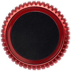 Krona mutter för Watch Series 6 (40MM / 44MM) (LTE-version) (Svart / Röd)