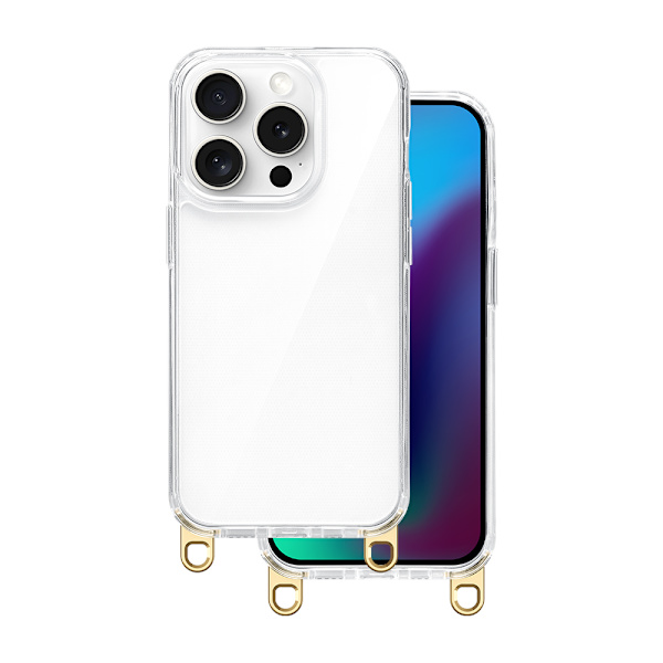 Hook Case for iPhone 15 Pro 6.1\" Gold