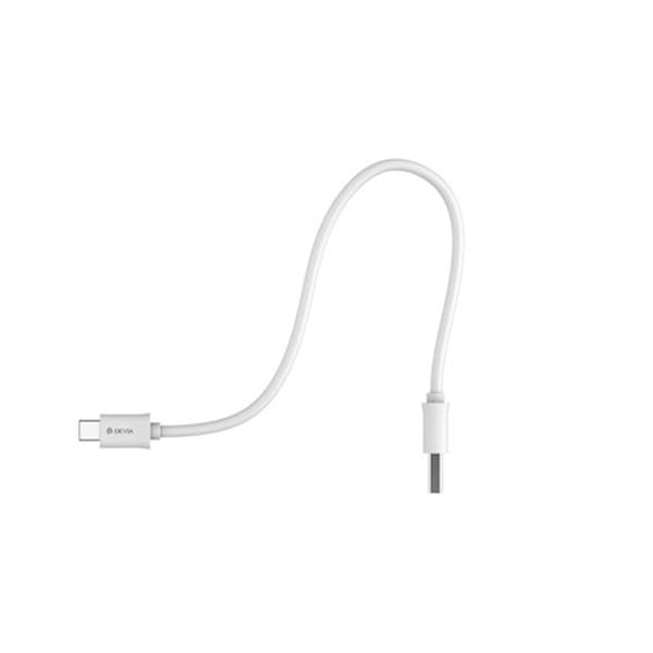 Devia-kabel Smart EC081 USB - MicroUSB 1,0 m 2,1A vit vit