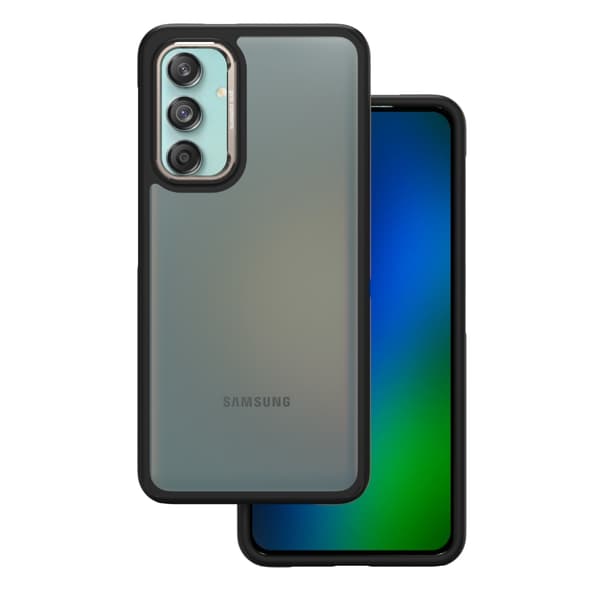 Crystal svart skal för Samsung Galaxy M55 5G grå